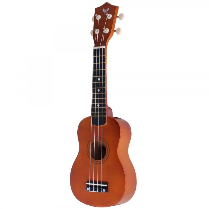 Angel AUK21-BR Kahverengi Soprano Ukulele | Ihlamur Gövde Yumuşak Teller