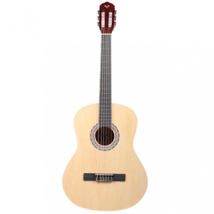 Angel Acg300-n Klasik Gitar - Naturel (başlangıç - 4/4 Boy) | Ladin Üst Kapak, Ihlamur Arka Ve Yanlar, Naturel Parlak Cila, Rahat Sap Profili | Ölçüler: 650 Mm Skala Uzunluğu