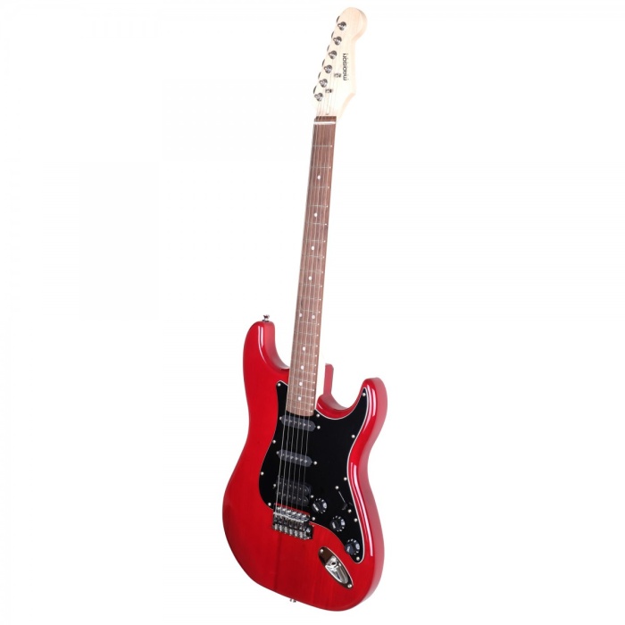 Madison MEG-2TRD Elektro Gitar (Trans Red Burst) | Canlı Renk Rahat Klavye