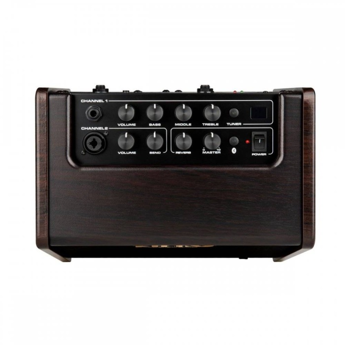 NUX AC-25 Taşınabilir Akustik Gitar Amfisi (Profesyonel - Şarj Edilebilir / Sokak Müziği) | 25 Watt Güç, 6.5 inç Hoparlör, Bluetooth Bağlantısı, Dahili Reverb Efekti | Ölçüler: 280 x 218 x 220 mm