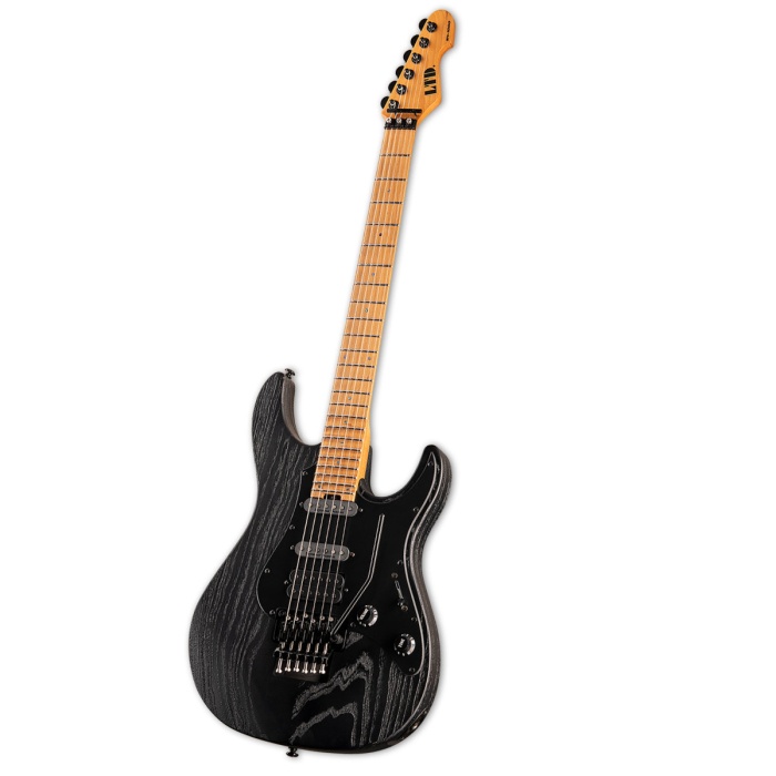 ESP LTD LSN1000FRMBLKBLAST SN-1000 FR Black Blast Elektro Gitar | Kumlama Gövde Roasted Maple Sap