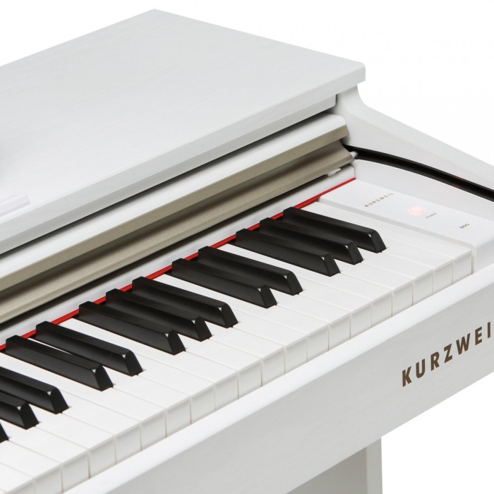 Kurzweil M90-wh Dijital Piyano - Beyaz (orta Seviye - Konsol Tipi) | Şık Beyaz Finish, 16 Dahili Ses, Mıdı/usb Bağlantısı, Çift Kulaklık Çıkışı | Ölçüler: 1380 X 420 X 815 Mm