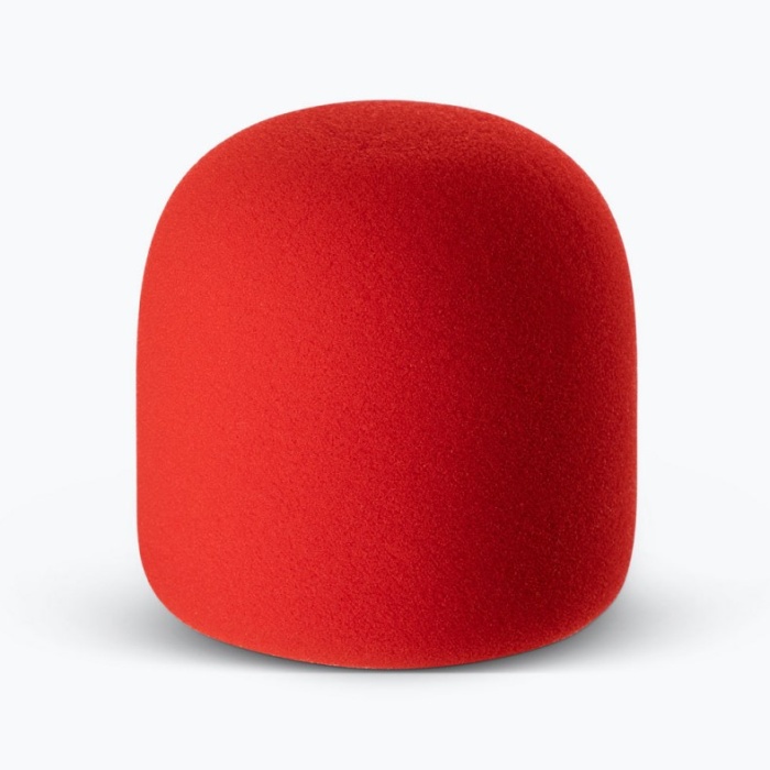 On Stage ASWS58-RD Mikrofon Süngeri (Kırmızı) | Canlı Renk Sahne Kullanımı