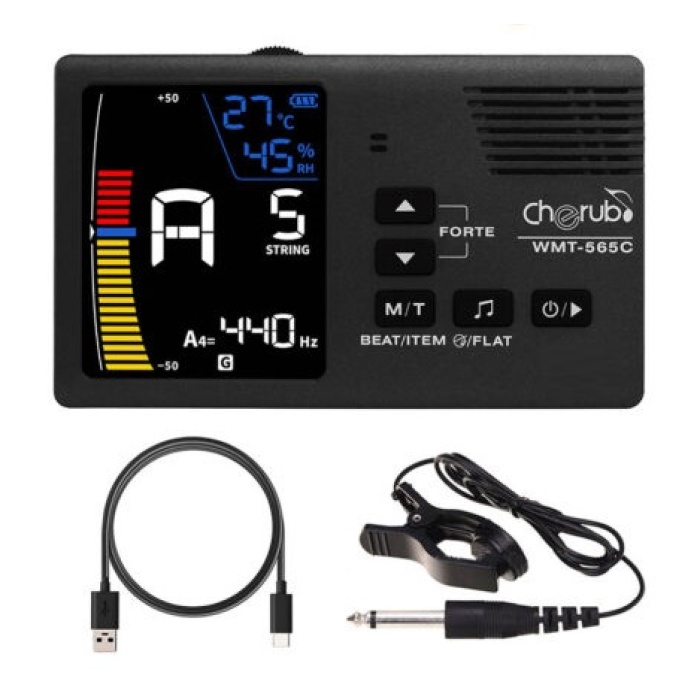 Cherub WMT-565C Kromatik Metronom-Tuner | Hepsi Bir Arada Kulaklık Çıkışlı