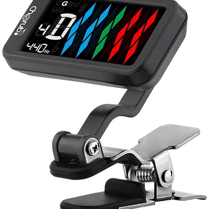 Cherub WST-905LI Flow Tune Şarj Edilebilir Tuner | Metal Klips Yüksek Hassasiyet USB Şarj