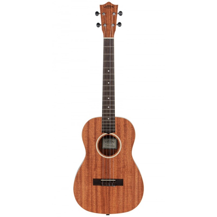 Lanikai LU21-B Bariton Ukulele (Profesyonel - En Büyük Boy Ukulele) | Nato Ağacı Gövde, Gül Ağacı Klavye, D-G-B-E (Gitar Tipi) Akort Düzeni, Derin ve Zengin Ton | Ölçüler: Bariton Boy / 18 Perde