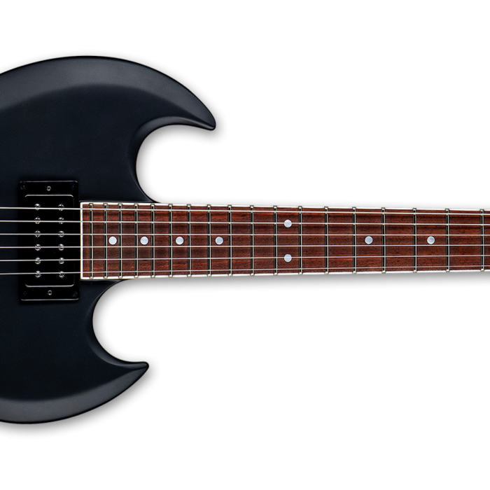 ESP LTD LVOLSUNG200BLKS Lars Frederiksen Signature Volsung-200 (Üst Segment - Signature Seri) | Rancid Gitaristi İmzalı SG/Double-cut Tasarımı, Maun Gövde, ESP Tasarımı LH-150 Manyetikler | Ölçüler: 24.75 İnç Skala Uzunluğu