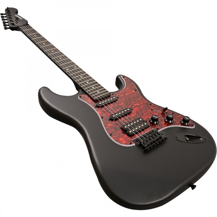 Madison MEG-2BKS Elektro Gitar (Mat Siyah) | Satin Finish Pürüzsüz Sap