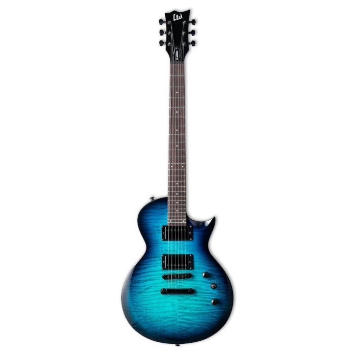 ESP LTD LEC200DXBLB EC-200DX Blue Burst Elektro Gitar | Mavi Geçişli Renk Uygun Fiyat
