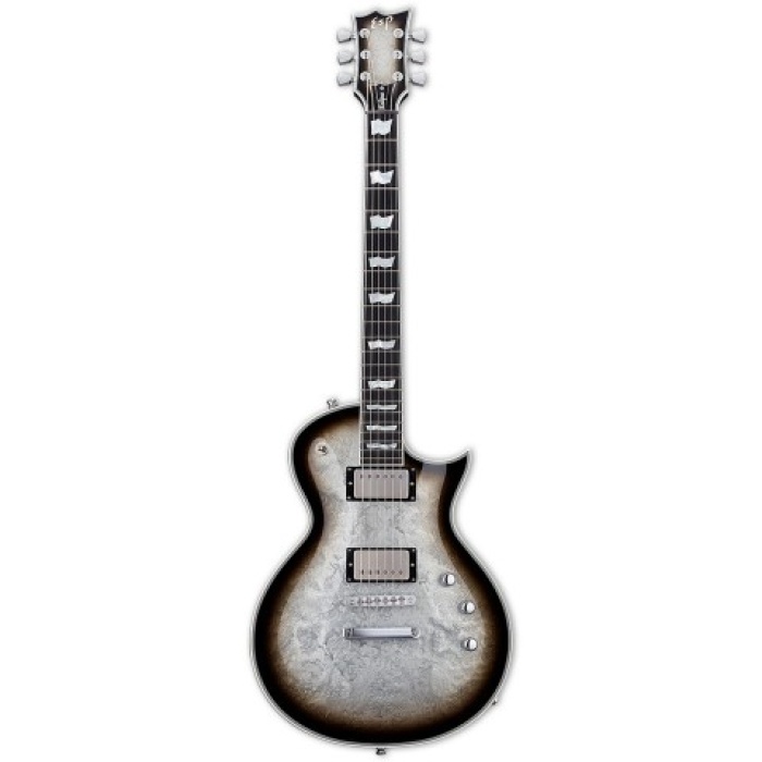 ESP LTD EECCTMSLMB ESP Eclipse Custom Silver Liquid Metal Burst | Eşsiz Sıvı Metal Kaplama El Yapımı