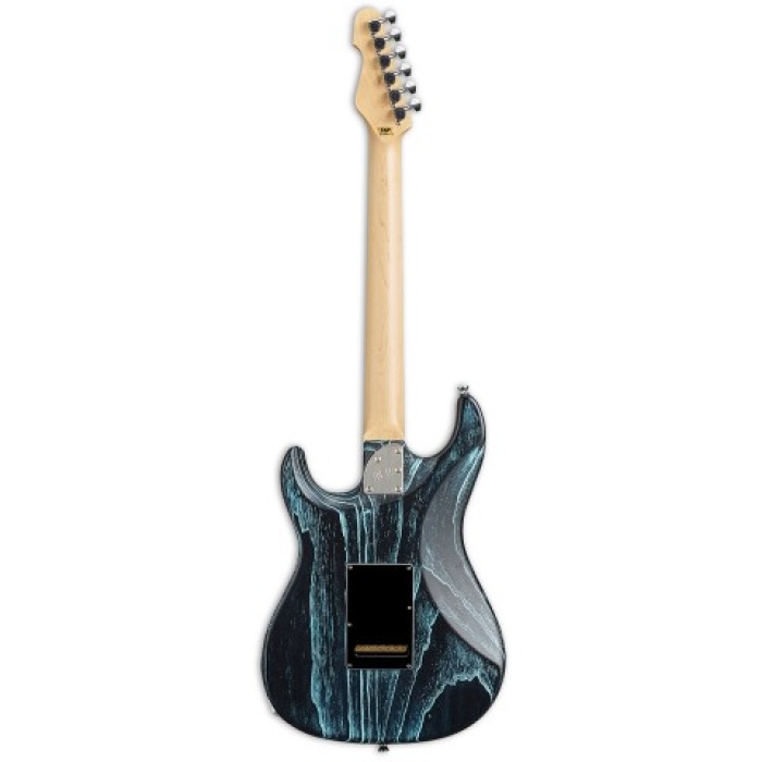 ESP LTD ESNAPASMDWBLKBLU ESP Custom Snapper Drift Wood Black Blue | Özel İşlenmiş Gövde Sanat Eseri
