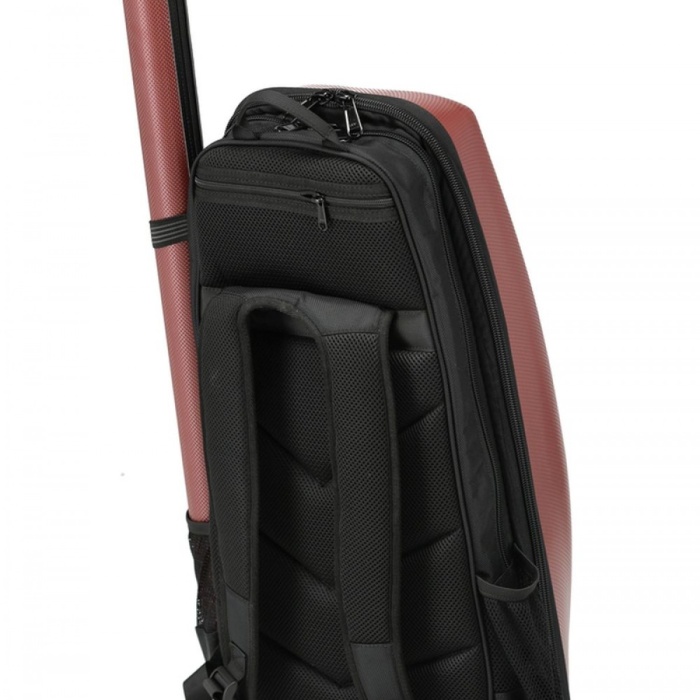 Gewa 300833 Space Keman Kutusu - Kırmızı (profesyonel - Sert Kasa Taşıma Çantası) | Şekilli (contoured) Tasarım, Termoplastik Darbe Emici Kabuk, Sırt Askı Aparatı | Uyum: 4/4 Ve 3/4 Boy Kemanlar İçin İdeal