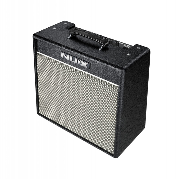 Nux Mıghty 40 Mkıı Elektro Gitar Amfisi (orta Seviye - Sahne & Prova) | 40 Watt Güç, 10 İnç Özel Hoparlör, 7 Kanal, Dahili Reverb/delay/modülasyon Efektleri, Usb Ses Kartı Özelliği | Ölçüler: 450 X 232 X 398 Mm