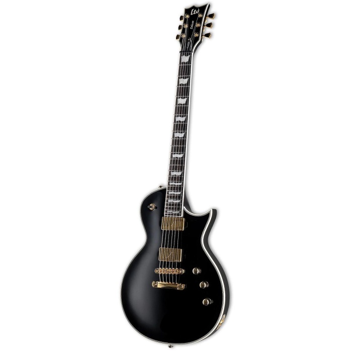 ESP LTD LEC1000BLKF EC-1000 Elektro Gitar - Siyah (Üst Segment - Deluxe Fluence) | Fishman Fluence Modern Humbucker Manyetikler, Push-Pull Voicing, Mat Siyah Kaplama | Ölçüler: 628 mm Skala / 24 XJ Perde