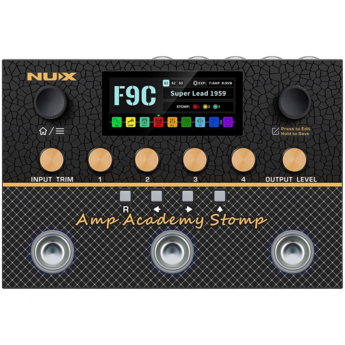 NUX NMA-3AAP Amp Academy Stomp Modeler | Amfisiz Çalım İçin Pedalboard Çözümü