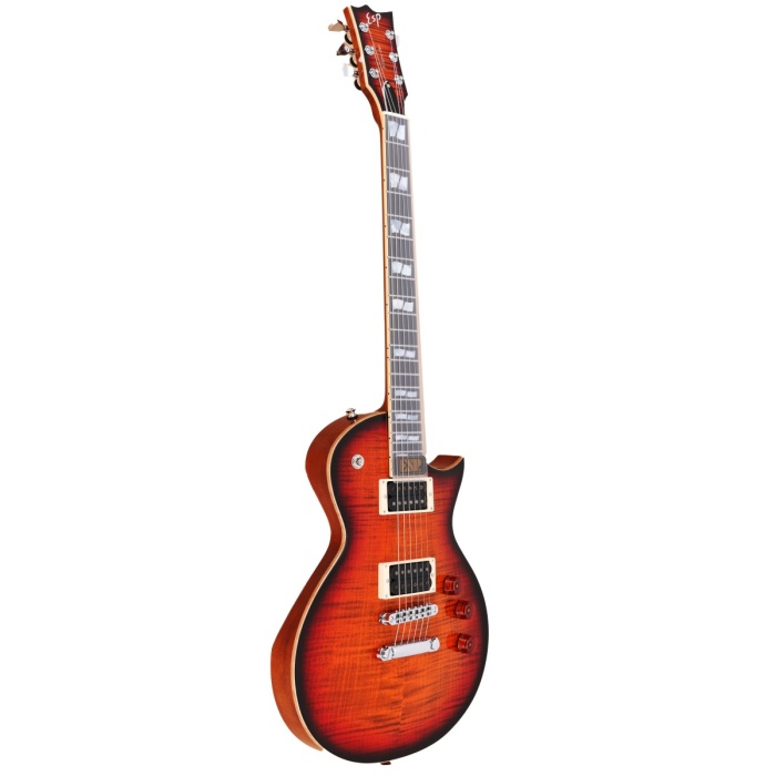 ESP LTD EUSCECFMC17S1 ESP USA Eclipse Tiger Eye Sunburst | Kaplan Gözü Kaplama Lüks Donanım