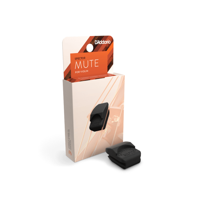 Planet Waves 9493 Keman Susturucusu (Siyah) | Sesi Keser - Kauçuk Yapı - Köprüye Zarar Vermez