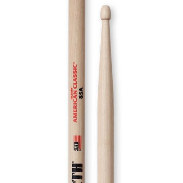 Vic Firth 85A American Classic 85A Baget | 5A ile 5B Arası - Mükemmel Denge - Ahşap Uç