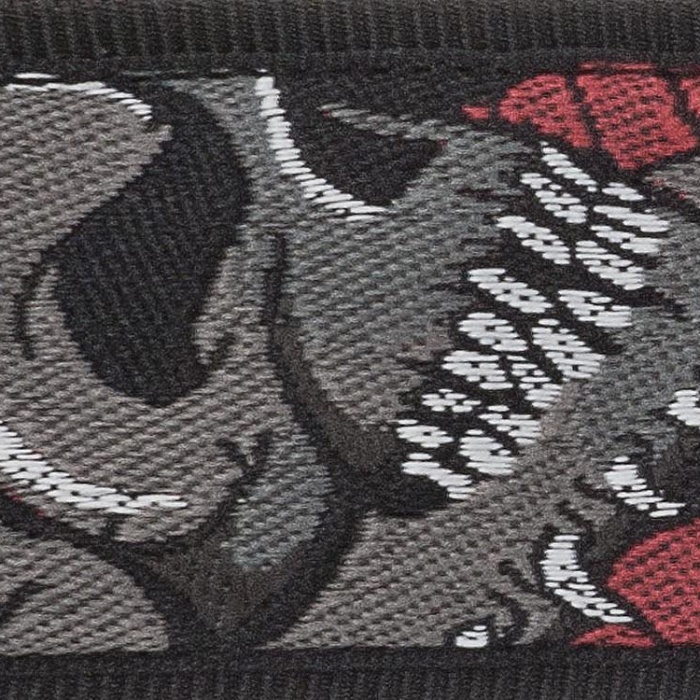 Planet Waves 50D02 Gitar Askısı Cranium (5 cm) | Kuru Kafa Desen - Sert Görünüm - Konforlu