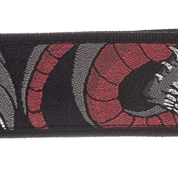 Planet Waves 50D02 Gitar Askısı Cranium (5 cm) | Kuru Kafa Desen - Sert Görünüm - Konforlu