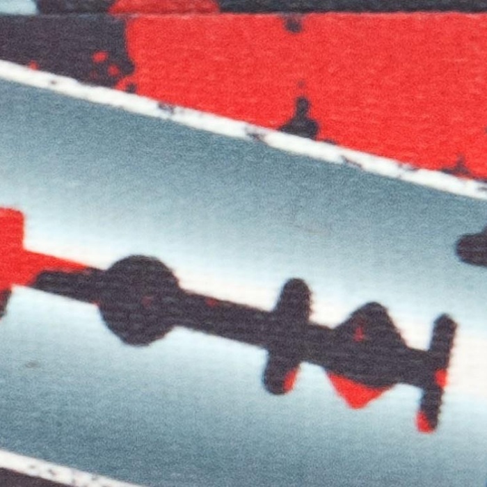 Planet Waves 50AL03 Alchemy Gitar Askısı Razors Edge (5 cm) | Gotik Tasarım - Deri Uçlar - Premium Kalite