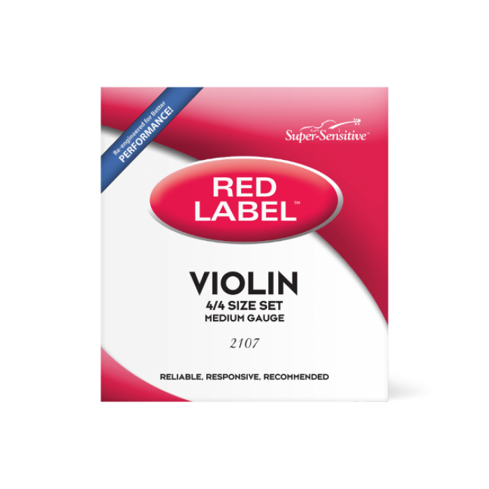 DAddario 2107 Red Label Keman Tel Seti (4/4 Ölçek - Medium Tension)