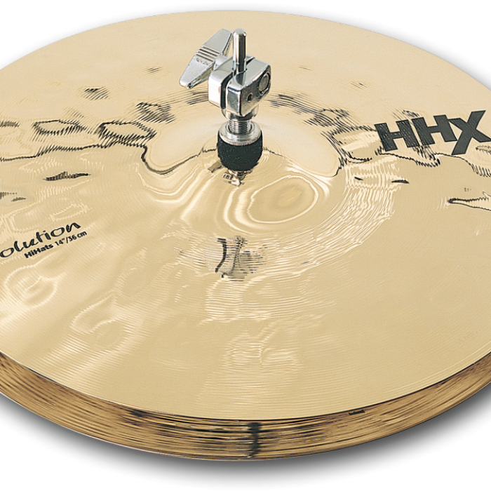 Sabian 11402XEB HHX Evolution Hi-Hat Zil (14 İnç) | Dave Weckl Serisi - Parlak ve Net - Çok Yönlü