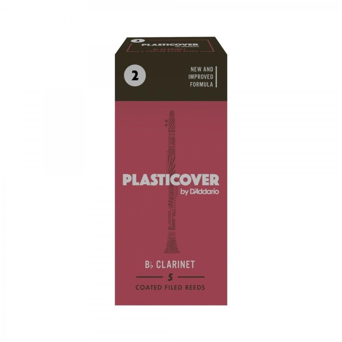 Rico RRP05BCL200 Plasticover Bb Klarnet Kamışı No:2 (5li Paket) | Plastik Kaplama - Neme Dayanıklı - Parlak Ton