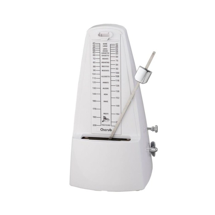 Cherub WSM-305WH Mekanik Metronom | Klasik Kurmalı Metronom - Beyaz