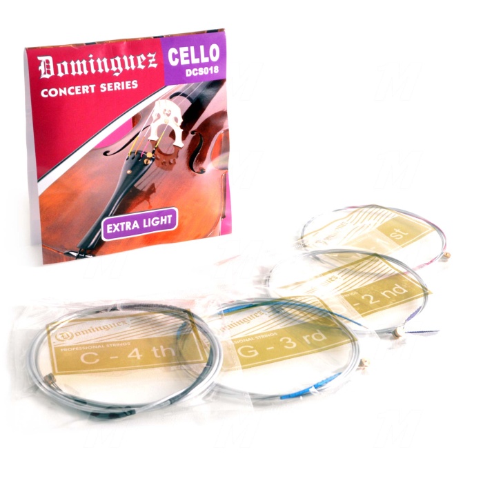 Dominguez DCS018 Çello Tel Takımı | Çelik Çekirdek Sıcak Tonlar