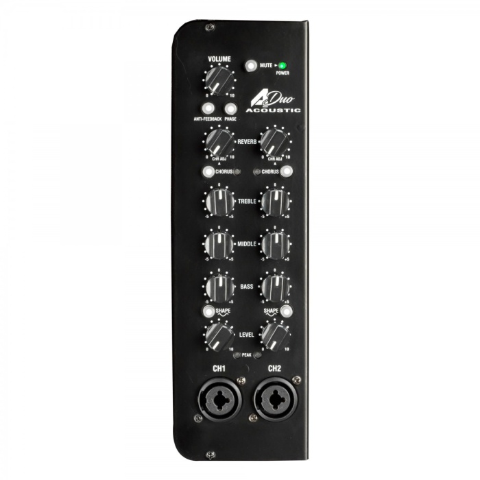 Laney A-DUO Akustik Gitar Amfisi (2x8) | Pille Çalışabilen Sınıf D Amfi