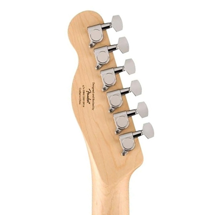 Squier 0379670506 Debut Telecaster Elektro Gitar (Siyah) | Başlangıç Seviyesi Laurel Klavye ve Dayanıklı Siyah Gövde