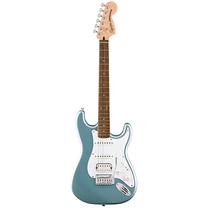Squier 0378180583 Affinity Stratocaster Junior HSS Gitar (Ice Blue Metallic) | Kısa Skala Buz Mavisi Renk ve Başlangıç İçin İdeal