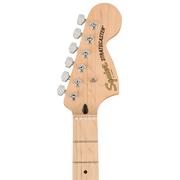 Squier 0378002505 Affinity Stratocaster Elektro Gitar (Olympic White) | Akçaağaç Klavye Beyaz Renk ve 2-Noktalı Tremolo