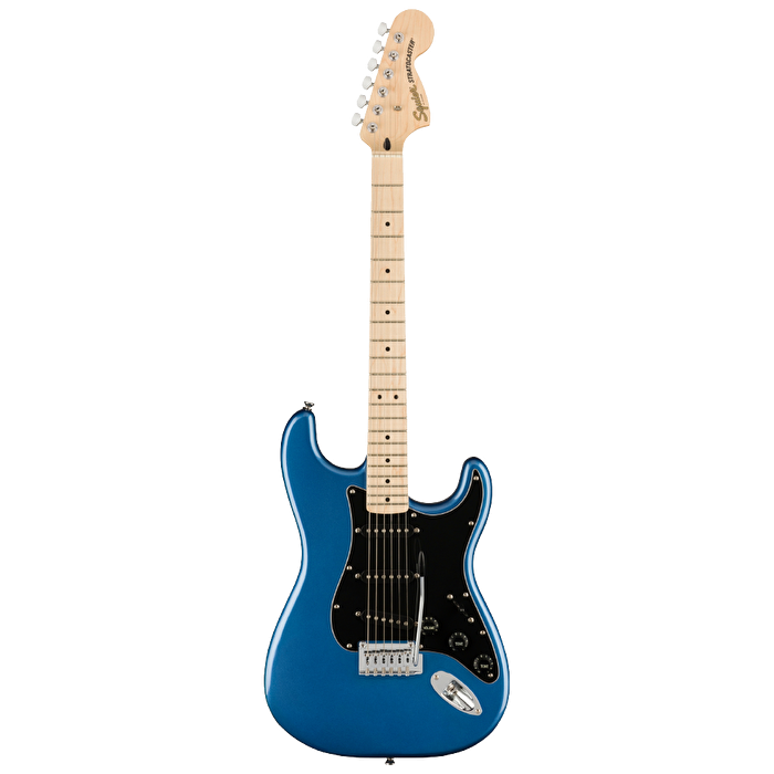 Squier 0378003502 Affinity Stratocaster Elektro Gitar (Lake Placid Blue) | Akçaağaç Klavye Mavi Renk ve İnce C Sap Profili