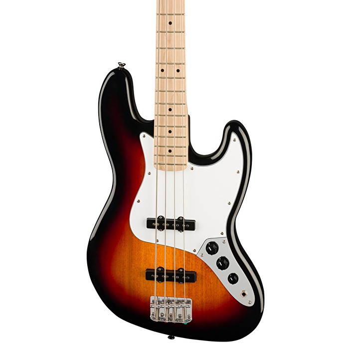 Squier 0378602500 Affinity Jazz Bass Gitar (3-Color Sunburst) | Akçaağaç Klavye İnce Sap ve Klasik J-Bass Tonları