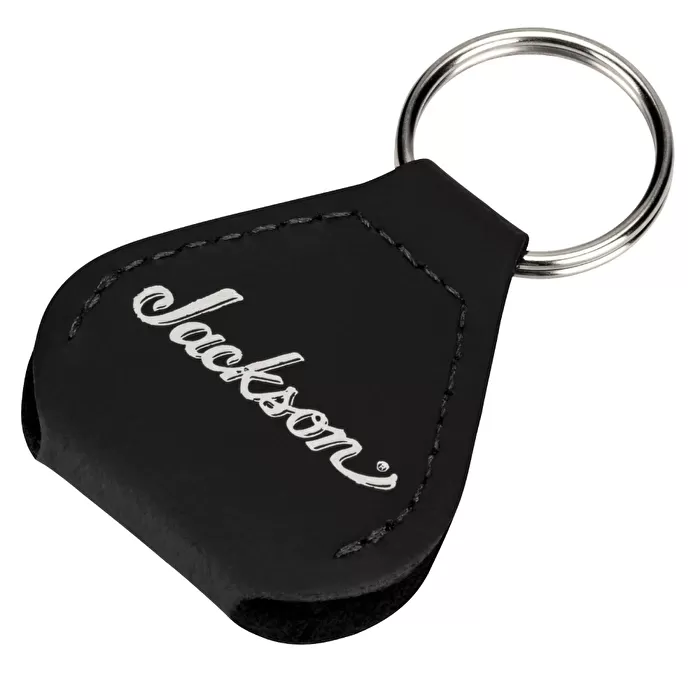 Jackson 2995392000 Pick Holder Anahtarlık (Siyah) | Jackson Logolu Pratik Pena Tutucu Anahtarlık