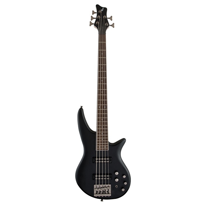 Jackson 2919005568 JS Spectra Bass JS3V 5 Telli Bas Gitar (Satin Black) | 5 Telli Mat Siyah Bas HiMass Köprü ve Çok Yönlü Tonlar