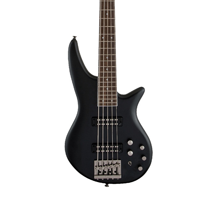 Jackson 2919005568 JS Spectra Bass JS3V 5 Telli Bas Gitar (Satin Black) | 5 Telli Mat Siyah Bas HiMass Köprü ve Çok Yönlü Tonlar