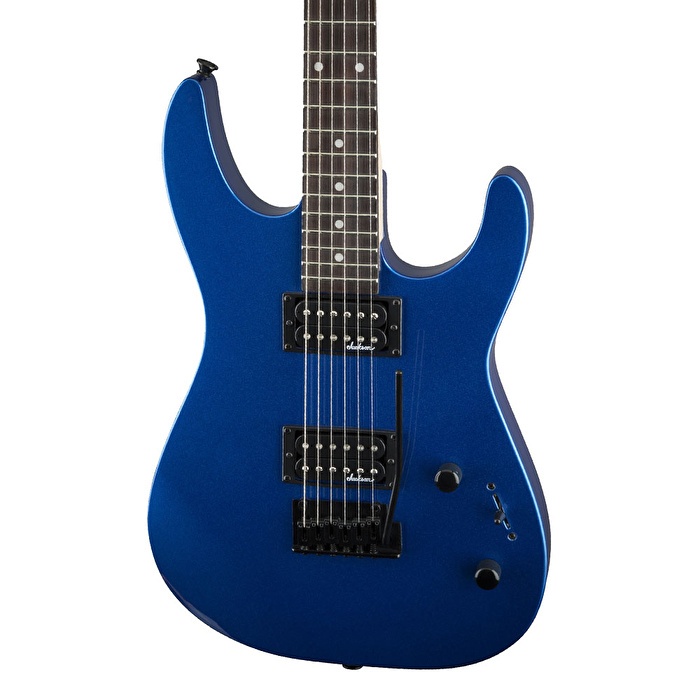 Jackson 2910121527 JS Dinky JS11 Elektro Gitar (Metallic Blue) | Metalik Mavi Renk Rahat Sap ve Çift Humbucker