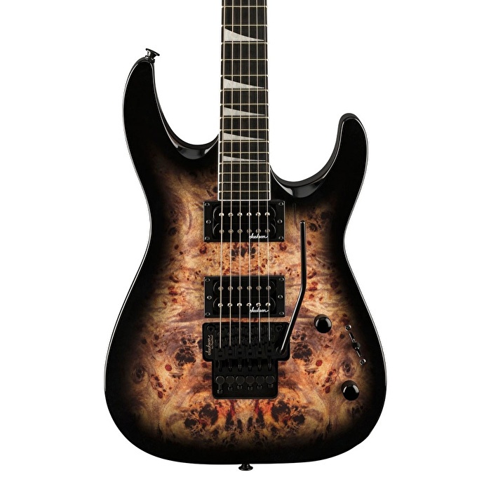 Jackson 2918824557 JS Dinky Arch Top JS32 DKAP Elektro Gitar (Transparent Black Burst) | Kavak Ağırlıklı Gövde Şeffaf Siyah Burst ve Hızlı Çalım