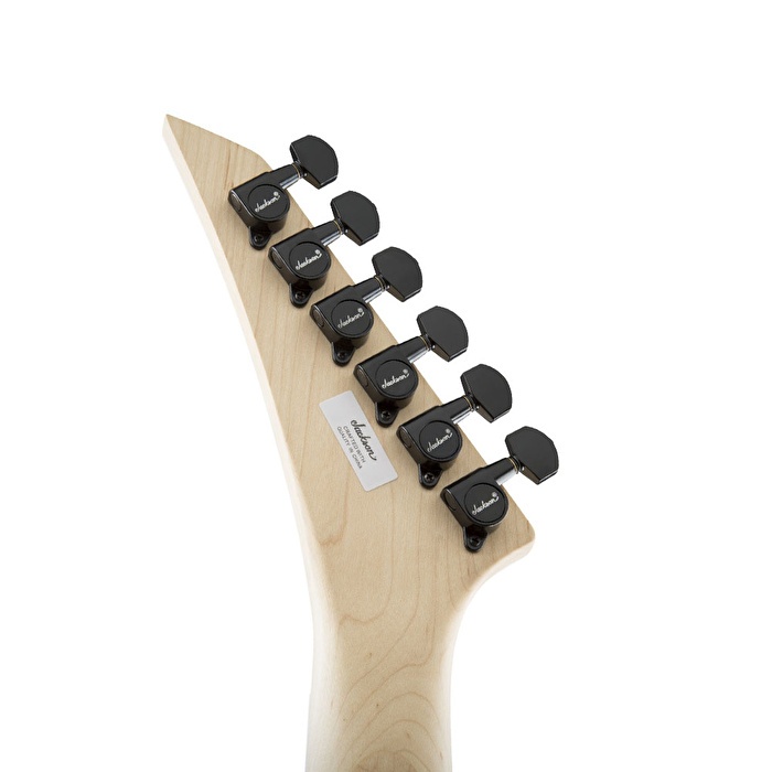 Jackson 2910248568 JS Dinky Arch Top JS32 DKA Elektro Gitar (Satin Black) | Mat Siyah Cila Köpekbalığı Dişi İşaretçiler ve Floyd Rose Tremolo