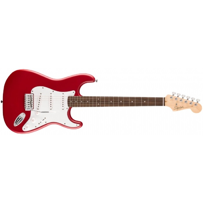 Squier 0379600554 Debut Stratocaster Elektro Gitar (Dakota Red) | Tam Boy Kırmızı Strat Laurel Klavye ve 3 Single-Coil Manyetik