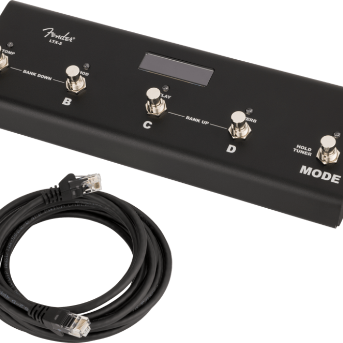 Fender 0994073000 LTX-5 Footswitch | Mustang LTX Amfiler İçin 5 Düğmeli Kontrol Pedalı