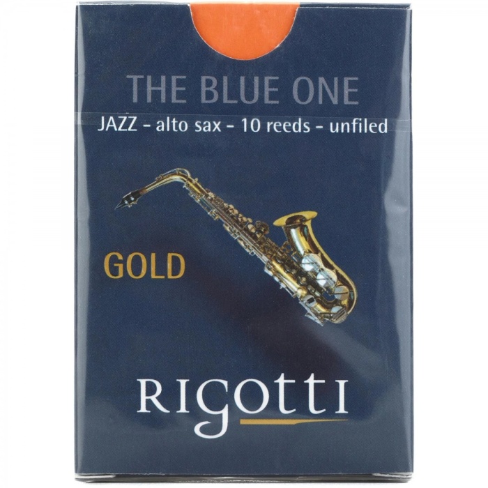 Rigotti RGJSA1020 Jazz Alto Saksafon Kamışı No: 2.0 (Profesyonel/Butik) - 10lu Paket | El Yapımı Fransız Butik Kamış, Caz İçin Güçlü Ses ve Esneklik