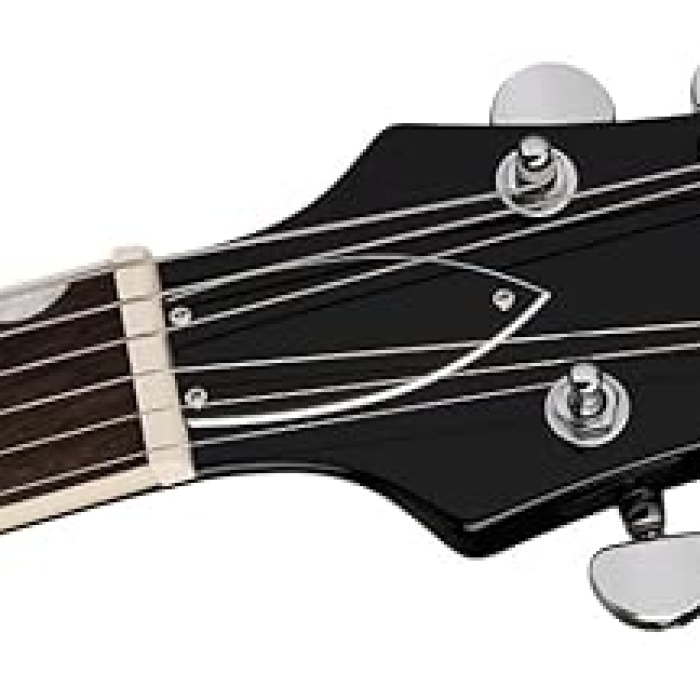 Gretsch 2814102506 Streamliner Jet Club Elektro Gitar (Jet Black) | Siyah Gövde BroadTron Manyetikler ve Uygun Fiyatlı Rock Makinesi