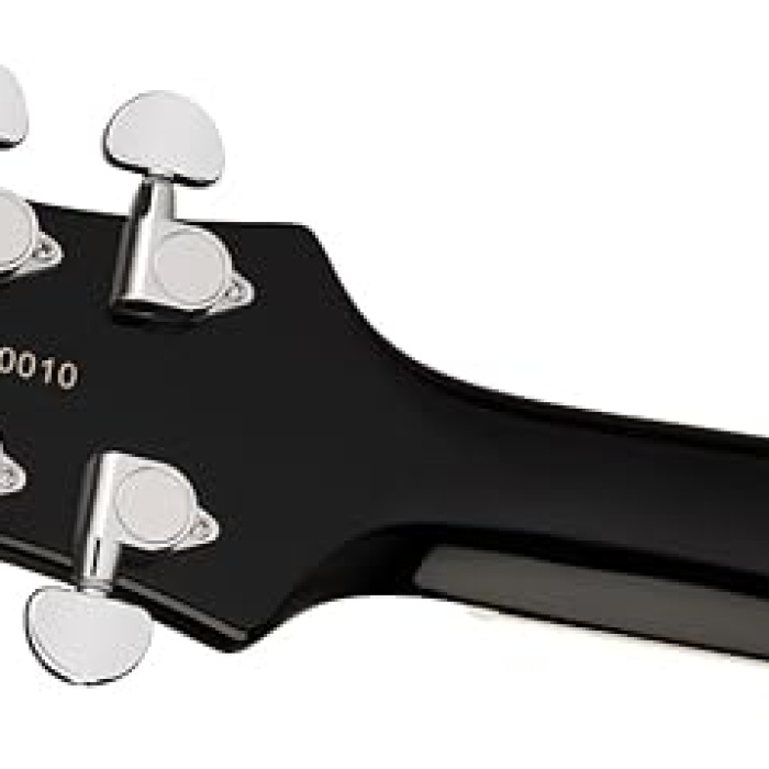 Gretsch 2814102506 Streamliner Jet Club Elektro Gitar (Jet Black) | Siyah Gövde BroadTron Manyetikler ve Uygun Fiyatlı Rock Makinesi