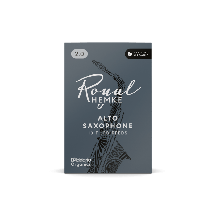 DAddario RHKP10ASX200 Frederick Hemke Alto Saksafon Kamışı No: 2.0 (Profesyonel) - 10lu Paket | Kısa Vamp, Fransız Kesim ve Koyu/Zengin Tını