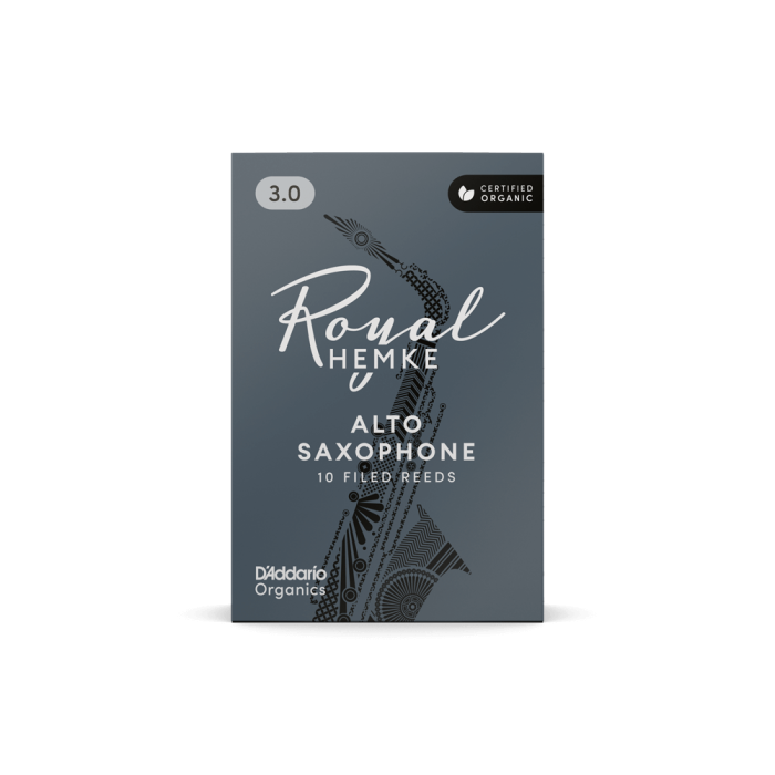 DAddario RHKP10ASX300 Frederick Hemke Alto Saksafon Kamışı No: 3.0 (Profesyonel) - 10lu Paket | Kısa Vamp, Fransız Kesim ve Koyu/Zengin Tını