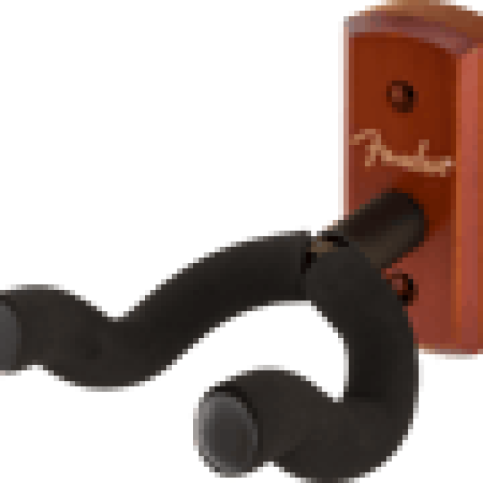 Fender 0991804033 Essentials Duvar Gitar Asma Aparatı (Rosewood) | Gülağacı Desenli Ahşap Tabanlı Her Mekana Uyumlu Askı